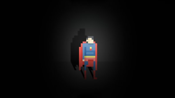Superman Pixel Art 5k