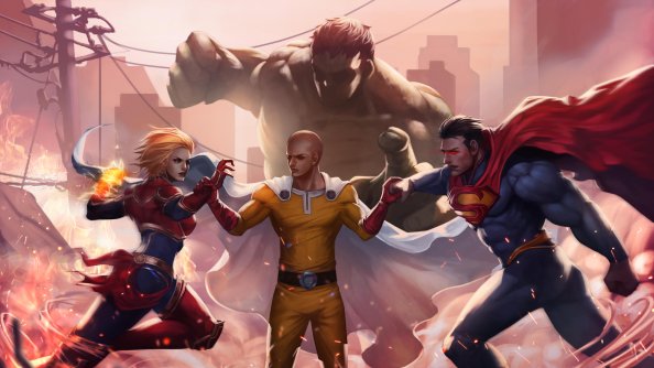 Anime Vs DC And Marvel