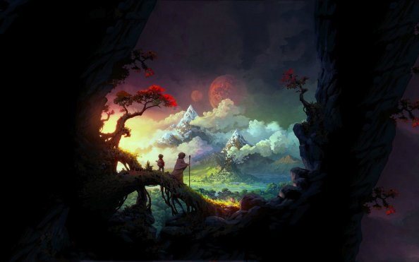 Fantasy Art Colorful