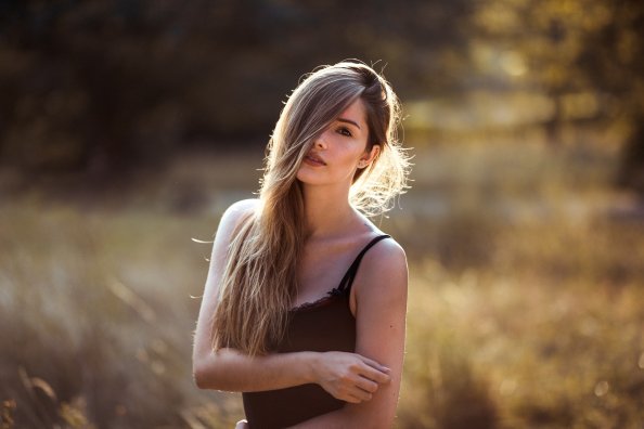 Blonde Girl Outdoor