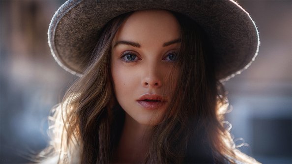 Gorgeous Girl Wearing Hat