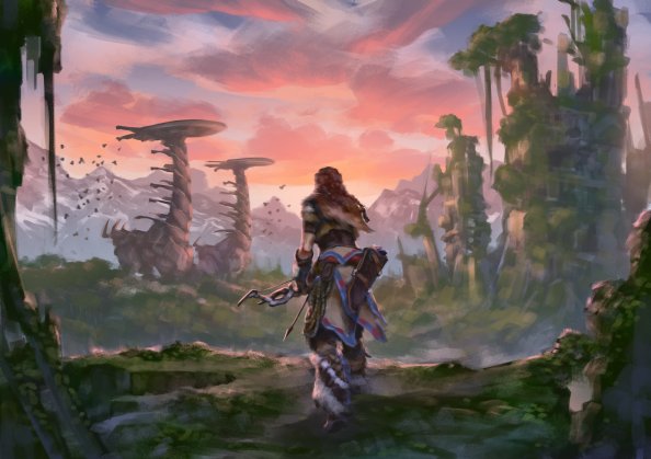 Aloy Horizon Zero Dawn Artwork 4k