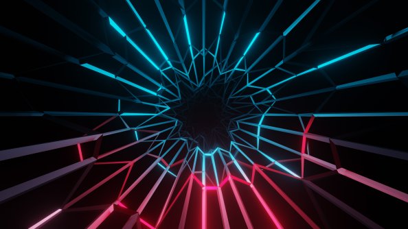 Electric Vibe Abstract 4k