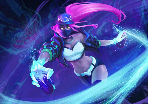 Kda Akali League Of Legends 4k Artwork