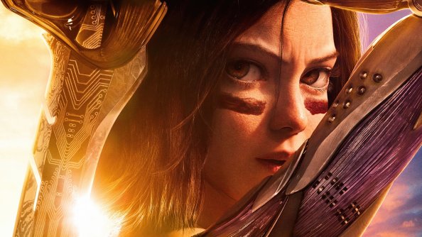 Alita Battle Angel With Sword 4k
