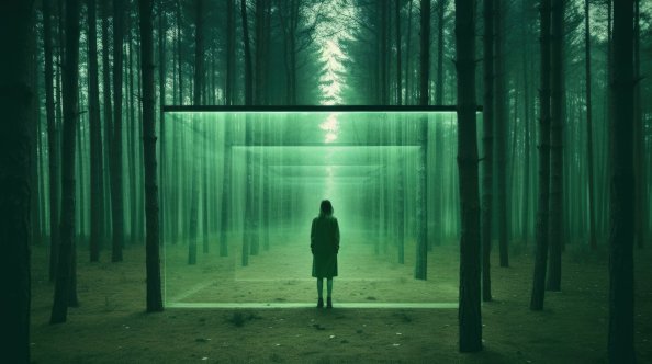 Portal Panels In Forest