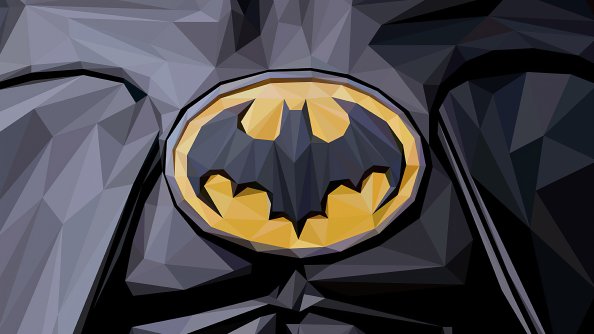 Batman Polygon Art 4k