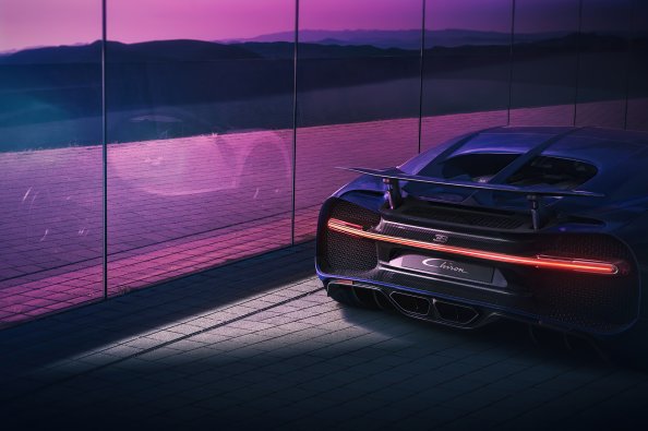 Bugatti Chiron Rear 2022 4k