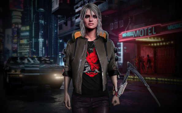 Cyberpunk 2077 Ciri Fan Art 4k