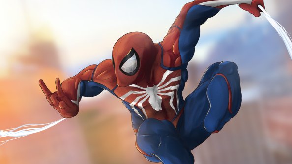 4k Spiderman Art
