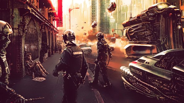 Cyberpunk Police 4k
