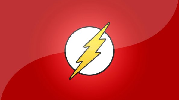 Flash Logo Minimal 4k