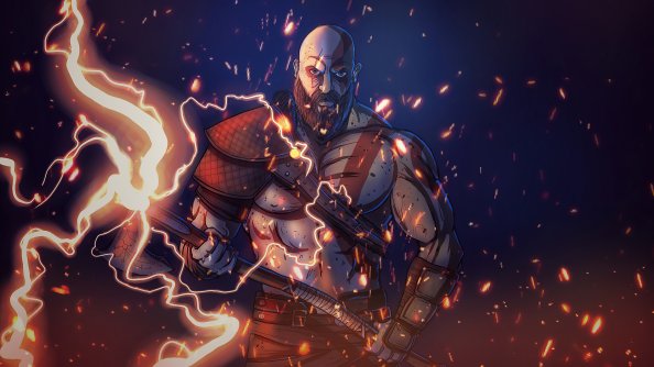 Kratos 2020 Artwork 4k