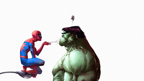 Spiderman Hulk Funny