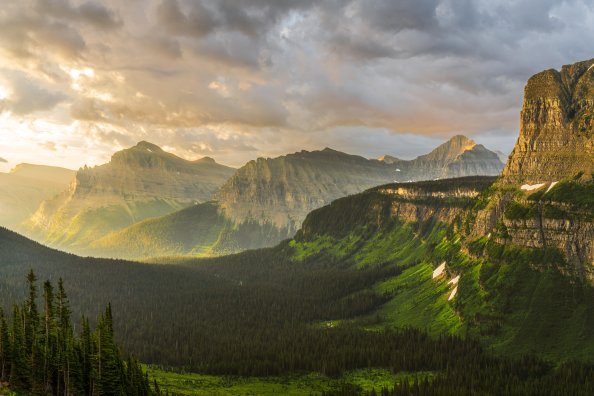 Stormy Sunrise At Glacier National Park 8k
