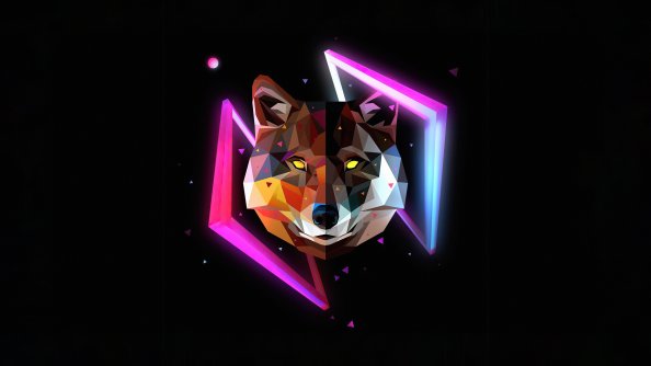 Wolf Minimal Justin Maller 4k