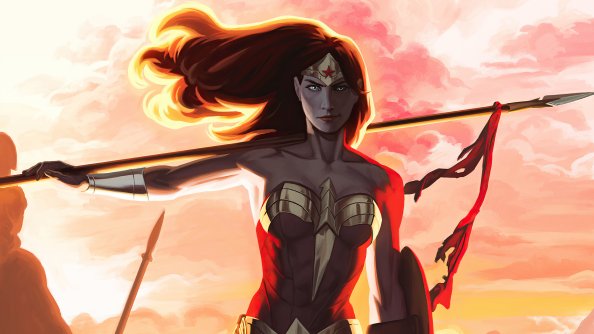 Wonder Woman With Bow 4k