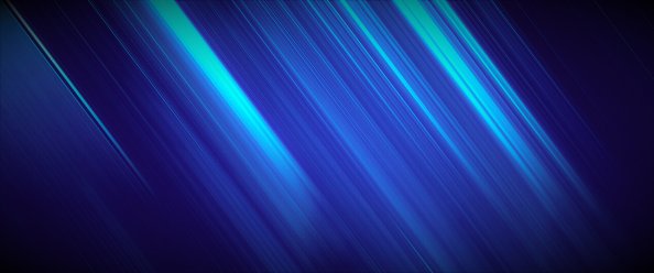 Blue Lines Abstract Digital Art 4k