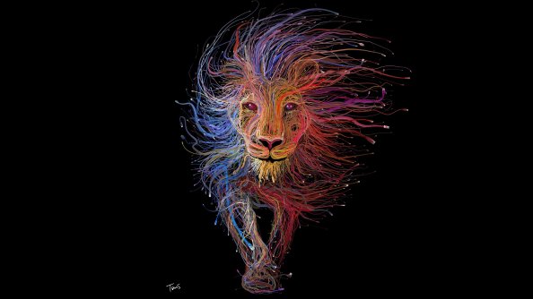 Lion Wires Art