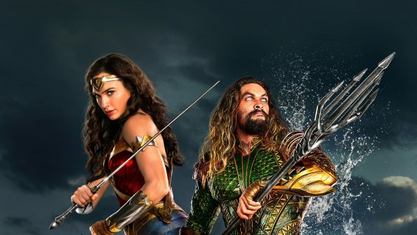 Wonder Woman Aquaman Justice League 2017