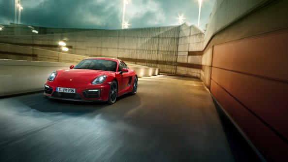 Porsche Cayman GTS Red