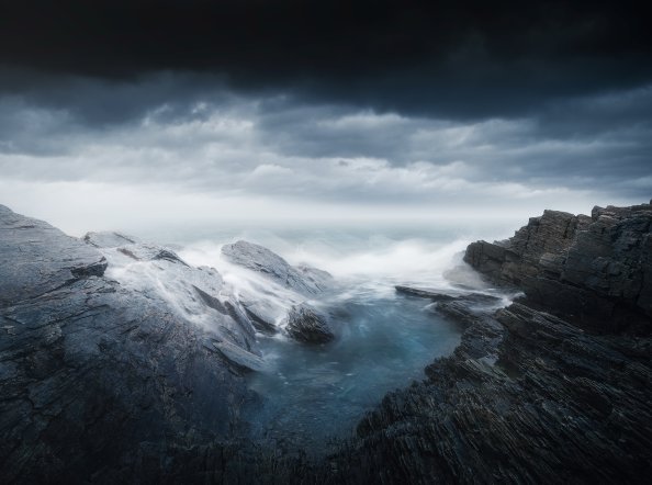 Rocks Cliffs Long Exposure Photography