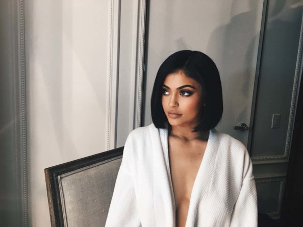 Kylie Jenner Short Black Hair 2017