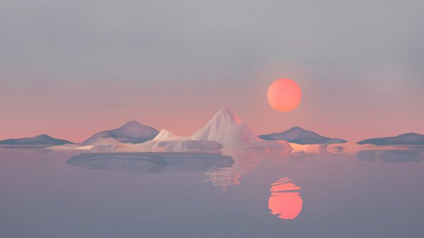 Iceberg Minimalist 4k