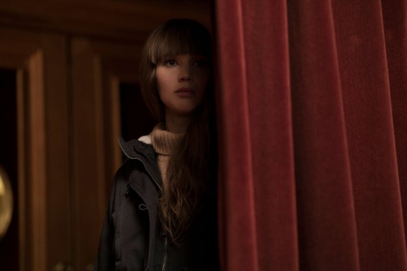 Jennifer Lawrence In Red Sparrow 2018 Movie 4k