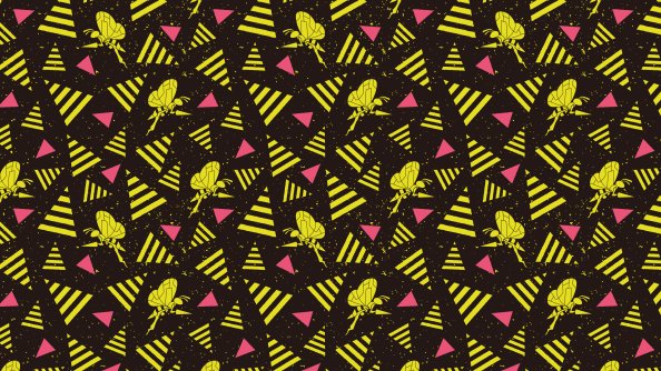 Insect Vector Pattern 4k