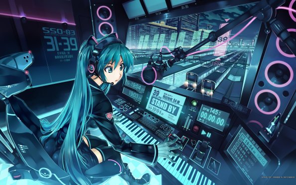 Train Pilot Anime Girl 4k