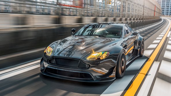 Aston Martin Vantage GT4 Front Look 4k