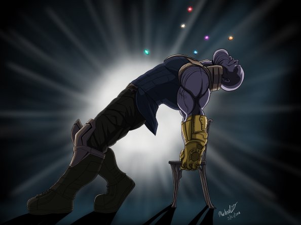 Thanos Funny Artwork