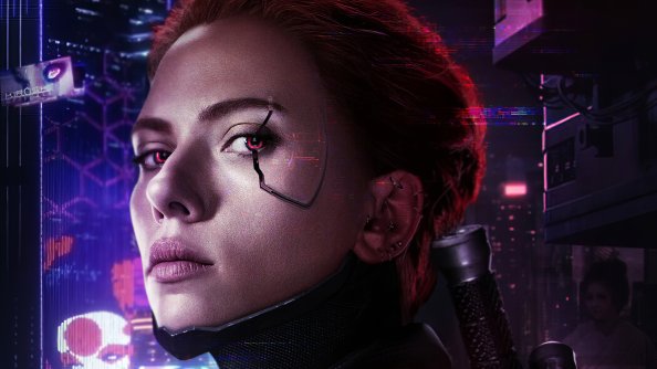 CYBERPUNK 2077 X AVENGERS BLACK WIDOW