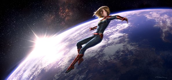Captain Marvel New Concept Artwork