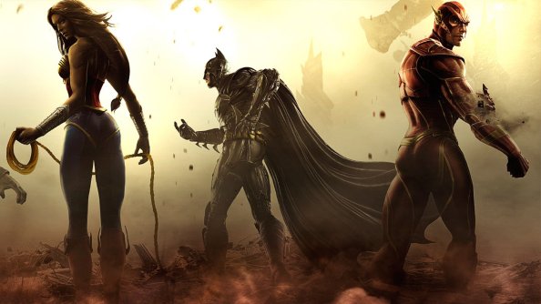 Wonder Woman Batman Flash Artwork