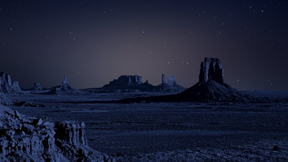 Night Space Stars 4k