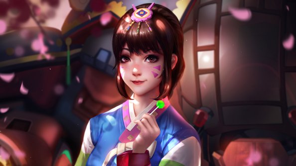 Dva Overwatch Liang Xing 4k
