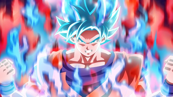 Son Goku Super Saiyajin Blue 5k