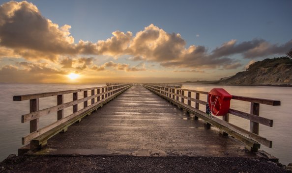 Sunrise At Dock