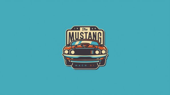 Ford Mustang Minimal 4k