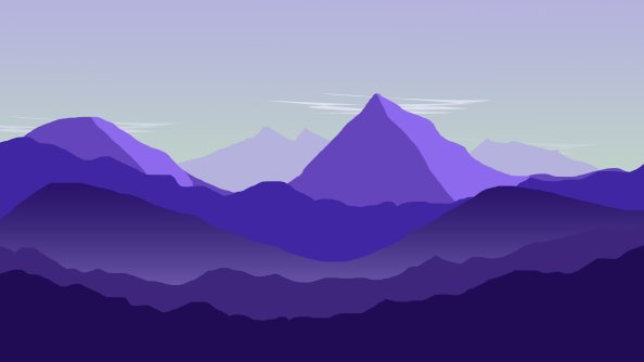 Mountain Lines Minimal 8k