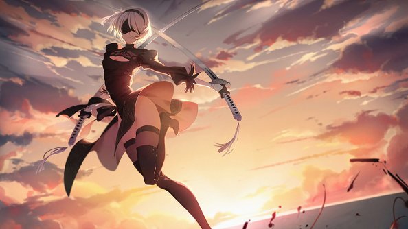 Nier Automata Artwork 4k