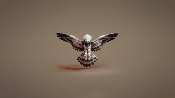 Owl 3d Graphic Art