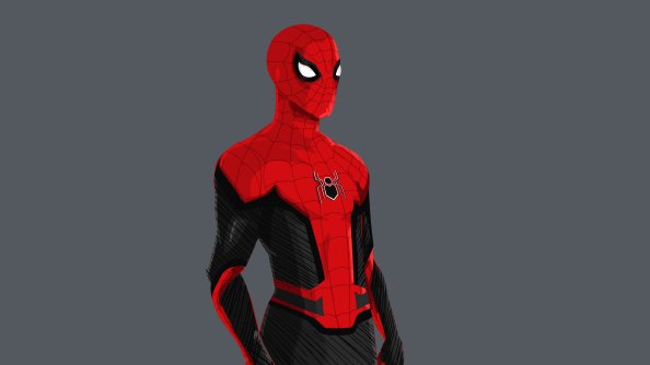 Spiderman Far From Home Fan Art 4k