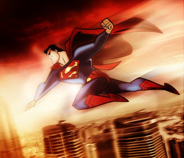 Superman In City