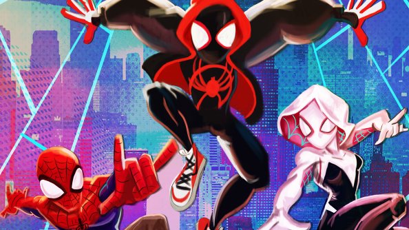 SpiderMan Into The Spider Verse New Art 4k