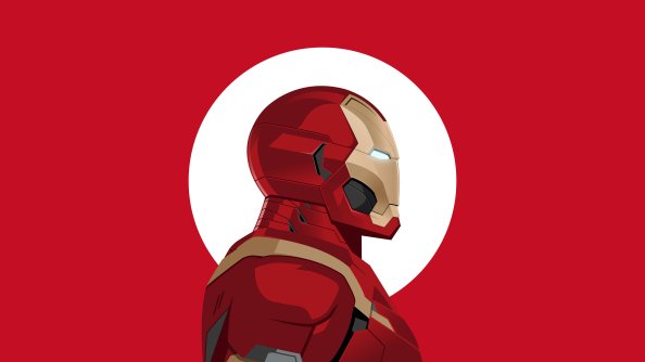 Iron Man Minimal 4k