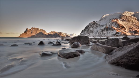 Rocks Seaside Long Exposure 5k