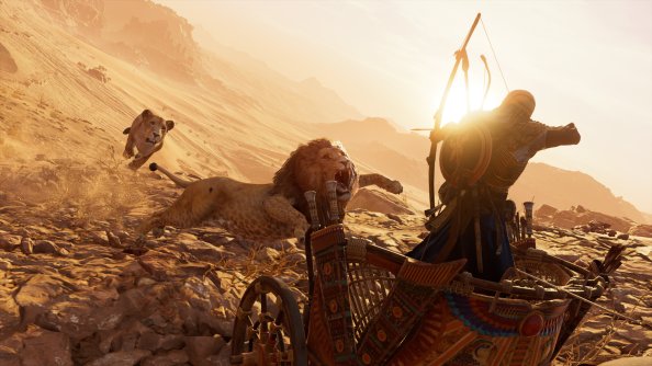 Lions Assassins Creed Origins 4k